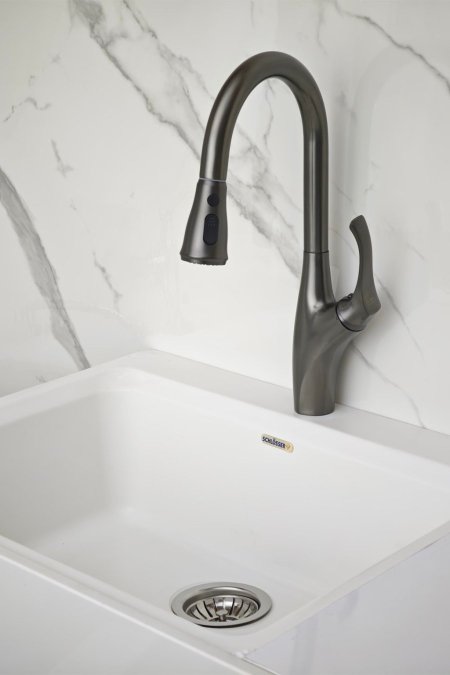 حنفية مجلى سحب لون سكني